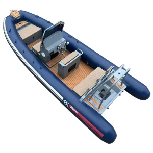RHIB 560 V bottom luxury aluminum rib inflatable boat with outboard engine