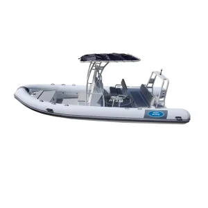 Thuyền RIB cao cấp Hypalon nhôm sâu V 6.5 mét, bán cứng, bơm hơi 650