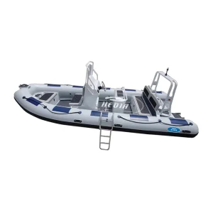 RHIB 6м Гипалоновые полутвердые надувные лодки с алюминиевым корпусом и солнечной палубой