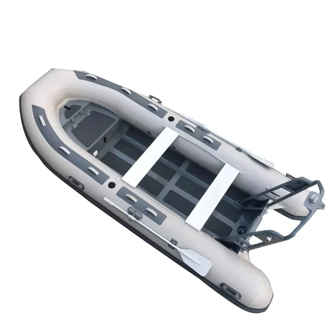 Bateau de pêche gonflable en aluminium soudé RHIB390