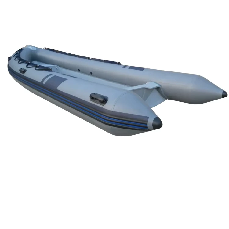 เรือยาง RIB 360 PVC หรือ Hypalon แบบแข็ง, ตัวเรืออลูมิเนียมหรือไฟเบอร์กลาส