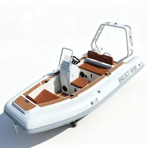 Customized RIB 390 Inflatable Boat Aluminum Hull CE Certified 13 Foot 3.9 Meter Recognized Heavy Water Sport Boat Suitable for Family Entertainment