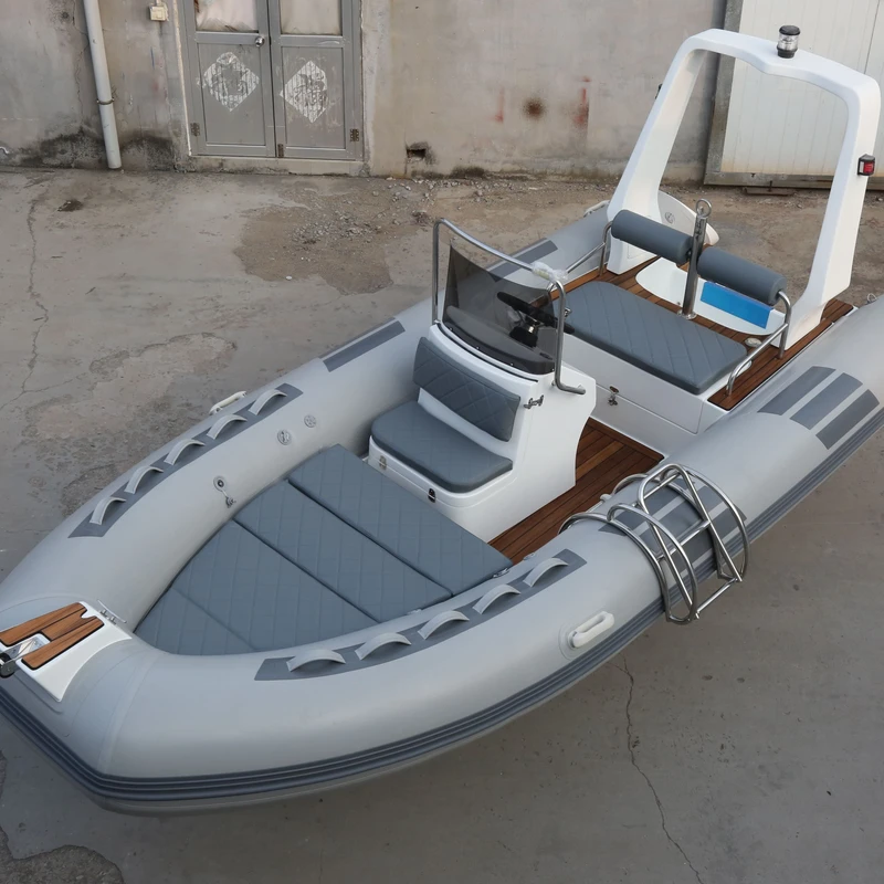 RIB 480 V Fiberglasrumpf Hypalon/PVC steifes aufblasbares Kajak