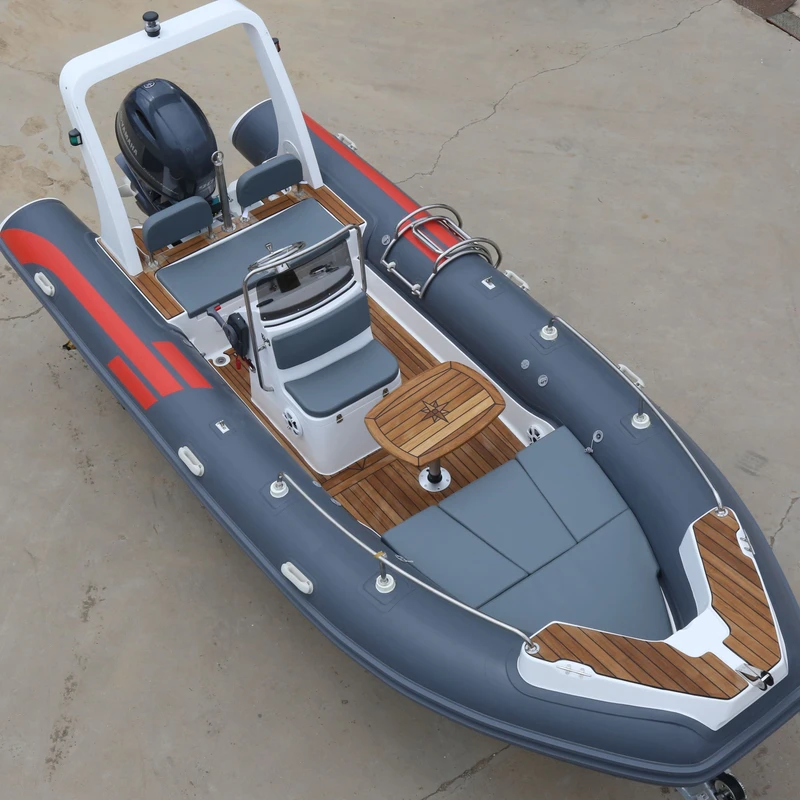 RIB 550 cm Boat Rib Hypalon PVC Inflatable Fiberglass Hull Rib Boat