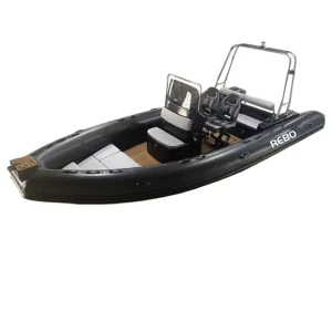 RIB 760 7,6 meter semi-rigide fiberglass-aluminium RIB boot met Hypalon PVC inflatie