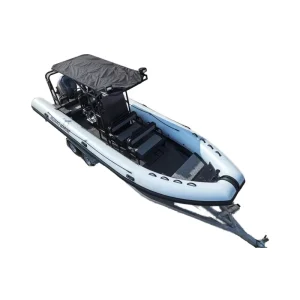 RIB 760 Rigid Hull Fiberglass Inflatable Fishing Rowing Boat