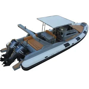 RIB 960 CE Semi-Rigid PVC Tube RIB Boat Inflatable Fiberglass Hull Yacht Fishing Boat