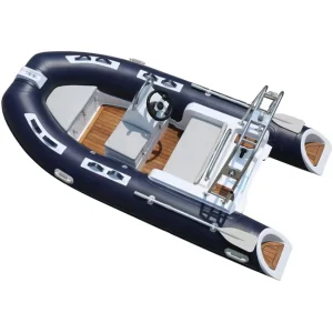 Kapal RIB 12 FT RIB360 Kapal Inflatable Kecepatan Kaku 3.6 m Lambung Fiberglass Kapal Yacht untuk Rekreasi dan Memancing