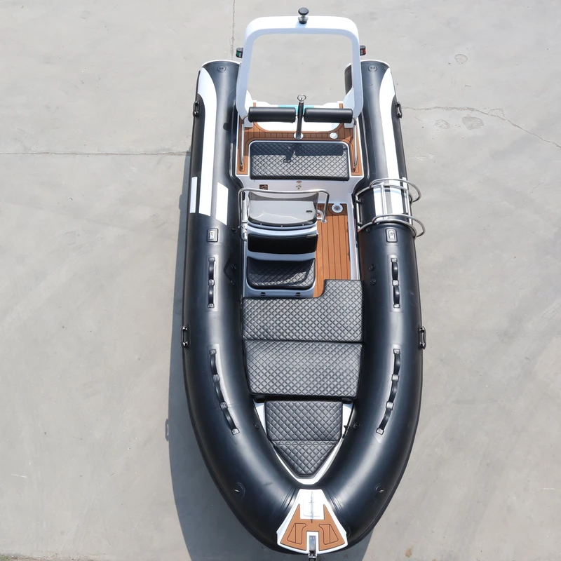 Thuyền bơm hơi RIB 17 FT 5 m RIB 500 vỏ cứng bằng sợi thủy tinh