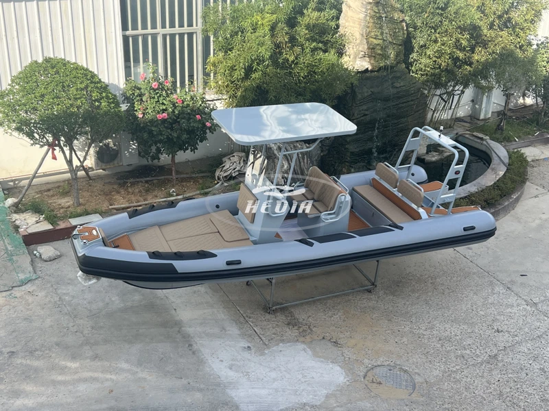 Barco RIB de 6m PA650, Barco Inflável de Pesca, Barco de Resgate, Hypalon