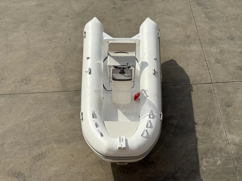 RIB Opblaasbare Rubber RIB Boot Opblaasbare Reddingsboot met Buitenboordmotor