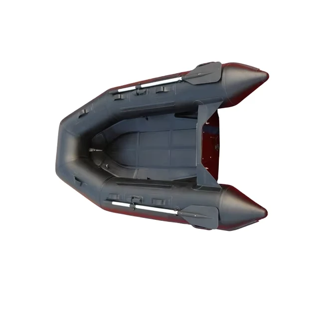RIB230 Petit canot rigide en fibre de verre de 7,5 pieds Bateau pneumatique de pêche et de surf pour 2 personnes