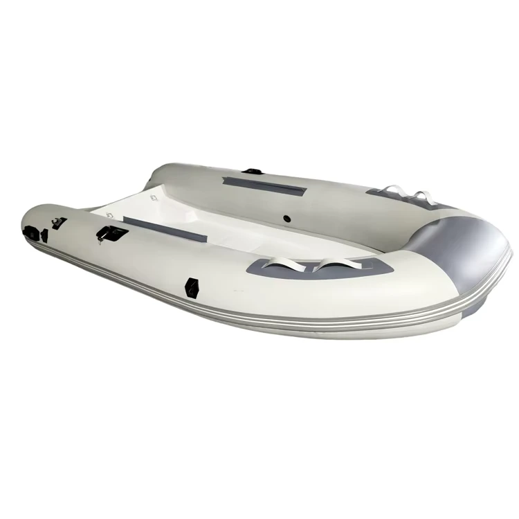 RIB330 Perahu Karet Inflatable Kecil dengan Mesin Outboard untuk Berlayar di Sungai dan Rekreasi
