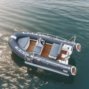 RIB390 Hypalon inflatable leisure boat with outboard engine