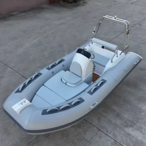 RIB390C 5 Person Folding Stable Rigid Inflatable Rib Boat with PVC HYPALON Material