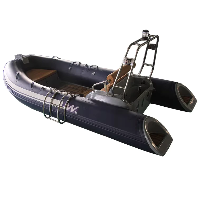 Hochleistungs RIB390C Aufblasbares Kajak mit Teakdeck