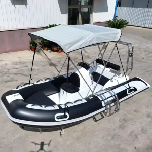 RIB390C Customized 5-Person Inflatable Rib Boat with 1.2 Millimeter PVC/Hypalon for Fishing and Boating