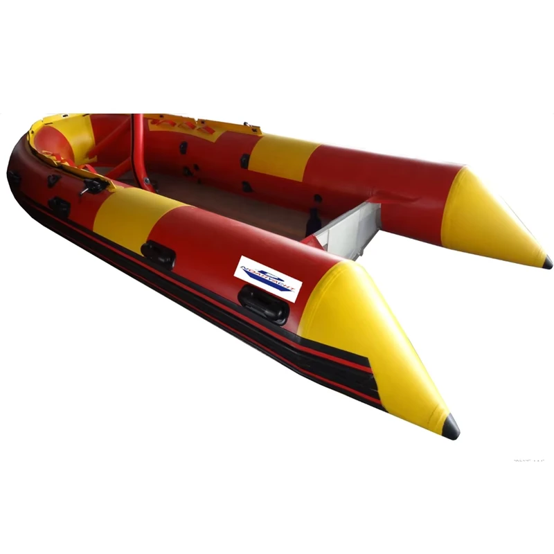 RIB390 ディープV フィブerglass ハル PVC/ハイポロン チューブ フィッシングおよびボート用 20 HP 船外機付き