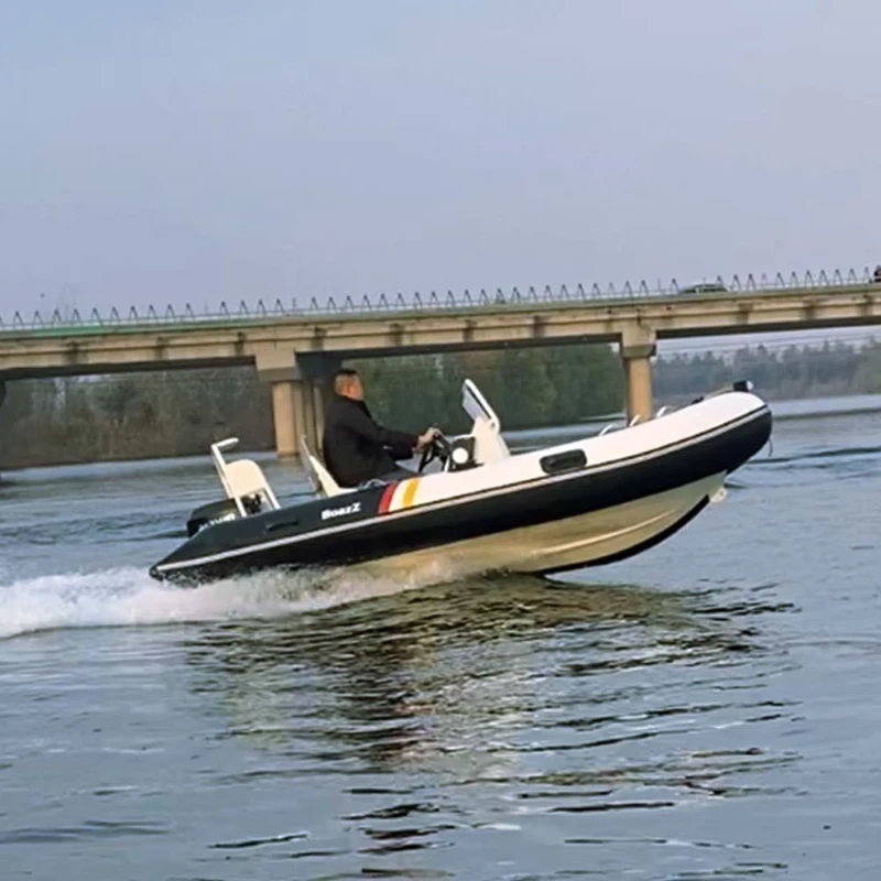 RIB420 Aluminium Rigid PVC/Hypalon-Opblaasbare Luxe Boot