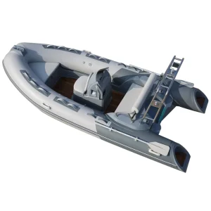 RIB430 Sport RIB Boat Fiberglass Fishing Boat RIB Fishing With Outboard Motor