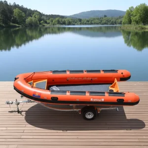 Barco de Pesca RIB480 de Alumínio Barco Rib Hypalon PVC