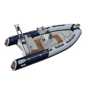 Customized Rib480 Inflatable Kayak RIB Boat Semi-Rigid Fiberglass Hull PVC Hypalon Sports Yacht Rafting Boat