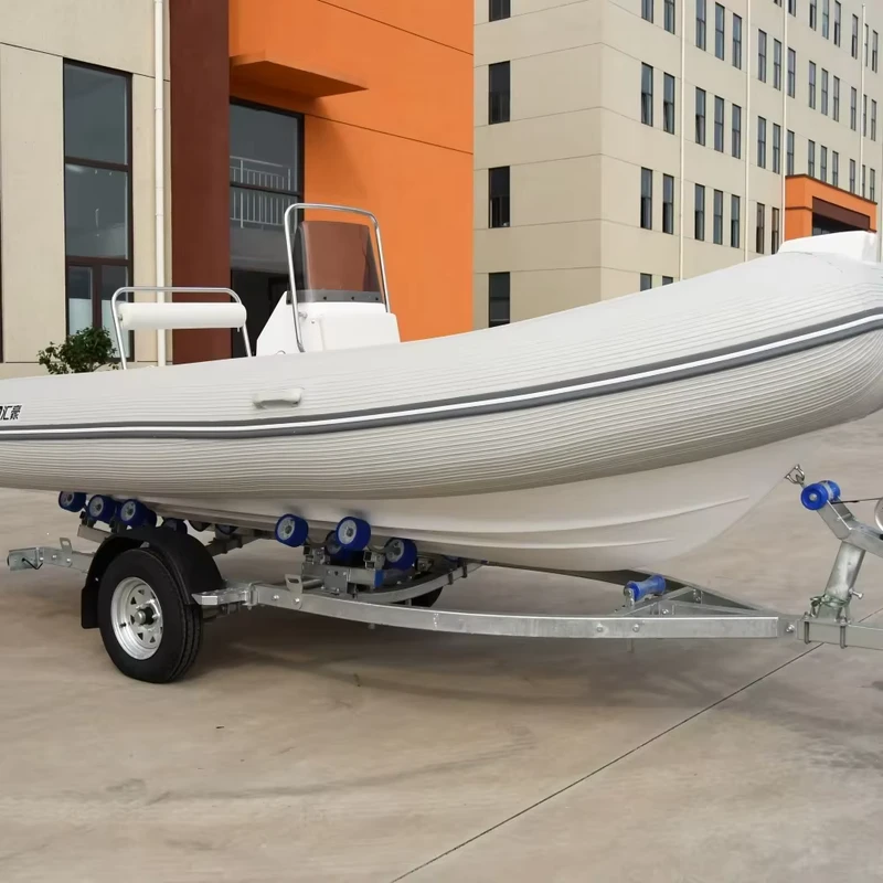 Barca gonfiabile in gomma RIB480 a rotolo morbido