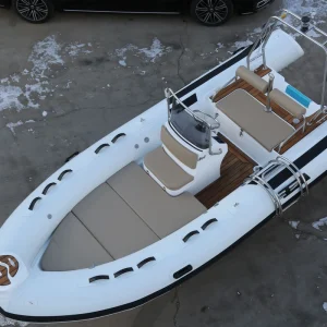 Надувная лодка RIB500 для сплава, стабильная, на 6 человек, из ПВХ/ГИПАЛОНА, для использования на озерах и реках