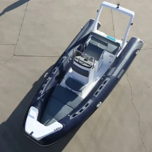 RIB520 Factory Direct Sale Inflatable Fiberglass Boat RIB 8 Persons Capacity Durable Stable