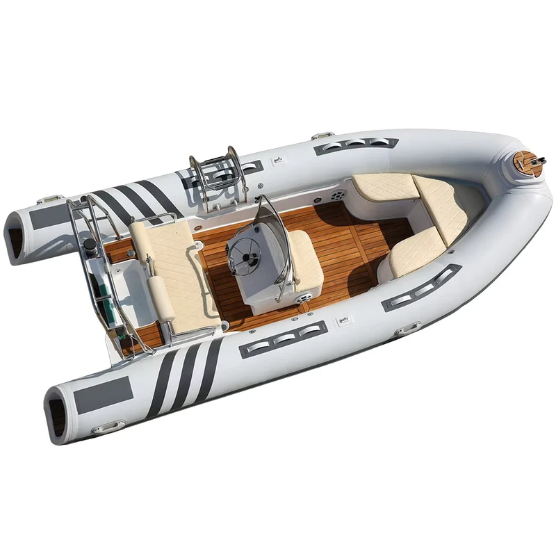 RIB520E 5.2m Fiberglass Sport Fishing Hard Body Boat Deep V Hull CE Certified Capacity for 6 People