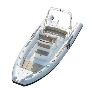 RIB750EJR Yacht Mewah Kapal Inflatable Fiberglass Kualitas Premium Memancing Olahraga Hiburan Leisure Outboard