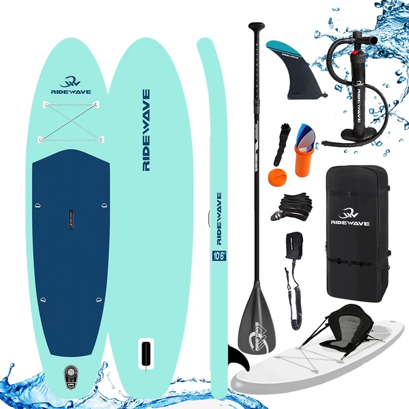 RIDEWAVE ISUP กระดานพายยืน วัสดุ Drop Stitch กระดานโต้คลื่นแบบเป่าลม