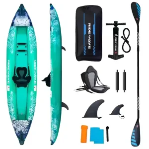 RIDEWAVE Nuovo Kayak da Pesca a Strati Doppio Gonfiabile PVC Canoe Kayak Prodotto in Cina
