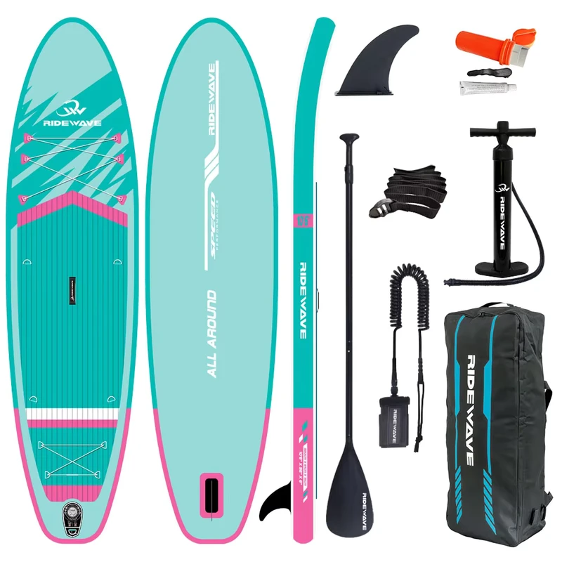 RIDEWAVE10’6” Stand Up Paddle Board Inflatable Sup Board For Ocean Lake Surfing Yoga Fishing Water Sports