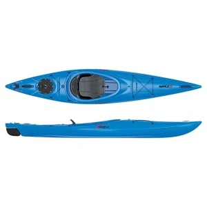 RIPPLE12 12 Feet Plastic Sit in Kayaks Smaller Sea Kayak With Sparcious Seat Leg Lifter Dry tech Seat Cushion Boat