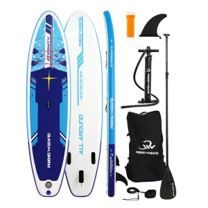 RTS Ridewave 11′ Inflatable Stand up Paddle Board (SUP) PVC Material Pump & Repair Kit Included