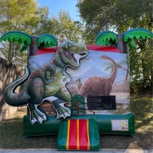 RY Commercial Dinosaur Moonwalk Inflatable Jumping Small Bouncy Castle Jumper Bouncer Adult Bounce House Combo Moon Bounce Kids