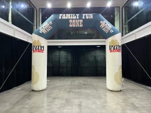 Arco Inflável de Início e Fim de Corrida, PVC Oxford à Prova de Água, Tamanho Personalizável, Entrada para Eventos de Maratona