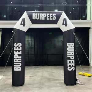 Arco Inflável de Início e Fim de Corrida para Eventos Desportivos, à Prova de Água, Tamanho Personalizável, Montagem Fácil, Arco de Publicidade ao Ar Livre