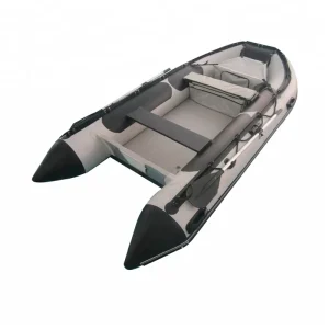 Raftboot, aufblasbares Angelboot mit Aluminiumfußboden