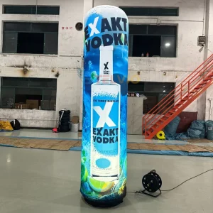 Rapid Customized Design Inflatable Totem Display Outdoor Led Inflatable Pole Light Column Advertising Inflatables Pillars Column
