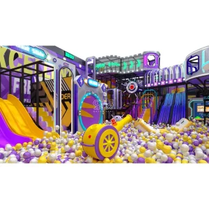 Recreation Sports Adventure Center Jump Amusement Equipment Commercial Trampoline Indoor Playground With Interactive Big Slides