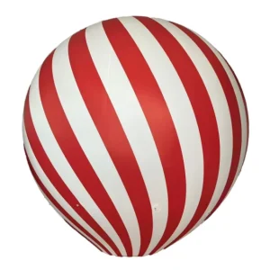 Balon Inflatable Warna Merah Putih, Dekorasi Natal Inflatable, Balon Kustom untuk Acara Pesta Festival