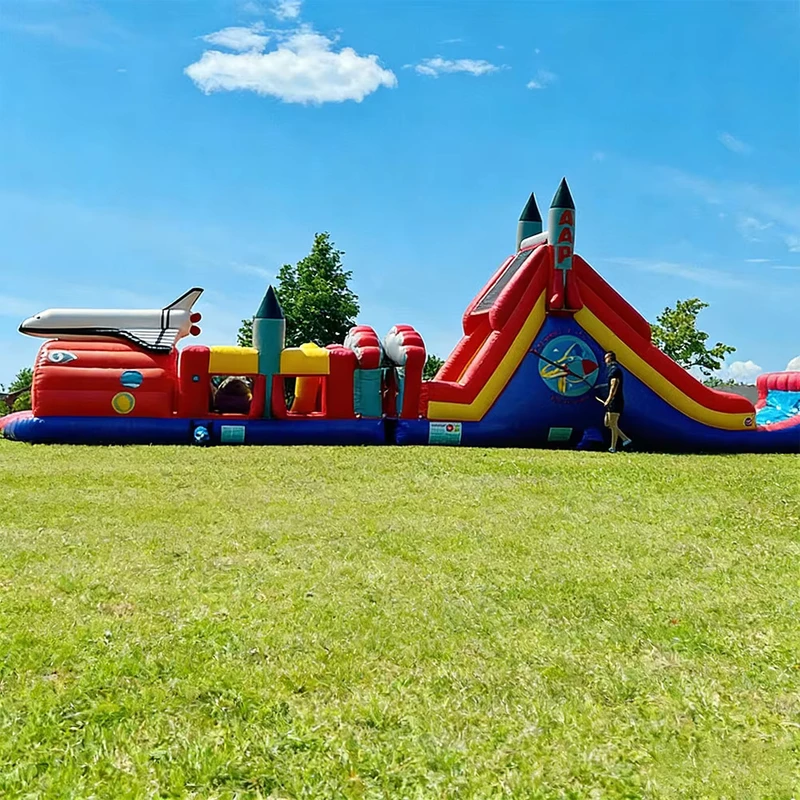 Paquete Pro de Alquiler de Castillo Inflable y Castillo de Salto con Deslizador Soplador Kit de Reparación para Empresas de Eventos