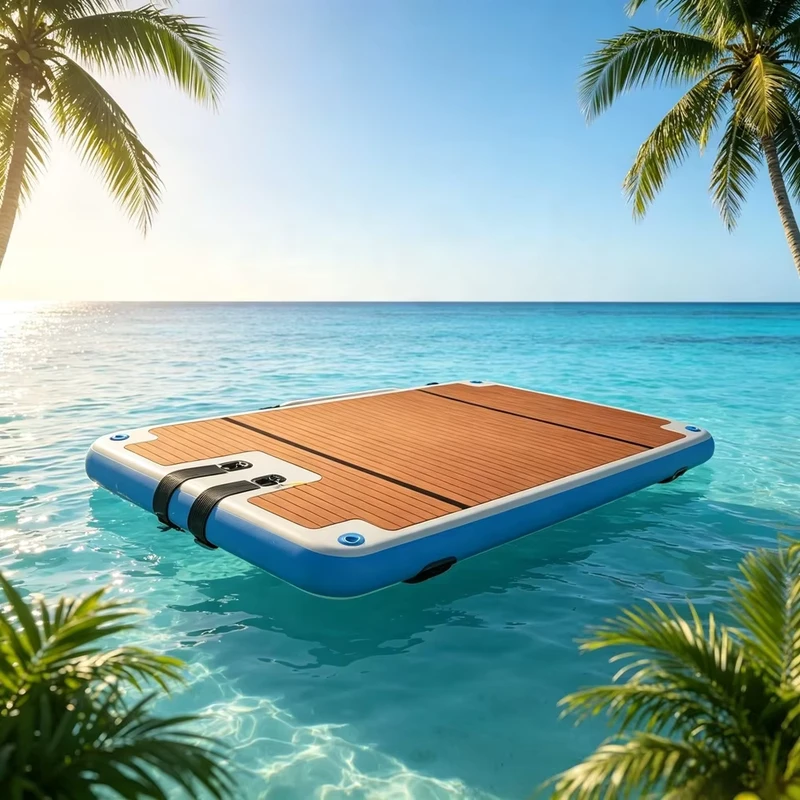 Rental Business Modular Water Float Platform Swim Platform Floating Island for Family Water Fun