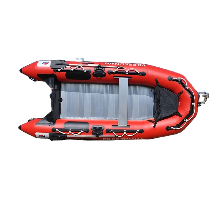 Bateau de sauvetage gonflable en PVC, radeau de rivière, canot gonflable, bateau de pêche, bateaux à ramer gonflables