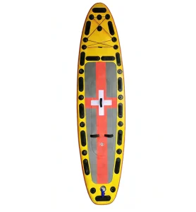 Rescue Stand up Paddle Board Inflatable PVC Material All Round Full Set Lakes & Rivers Use