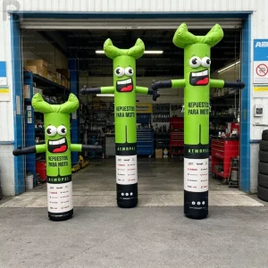 Reusable Giant Inflatable Wrench Shape Waving Sky Dancer Air Puppet for Mall Mechanical Parts Campaign