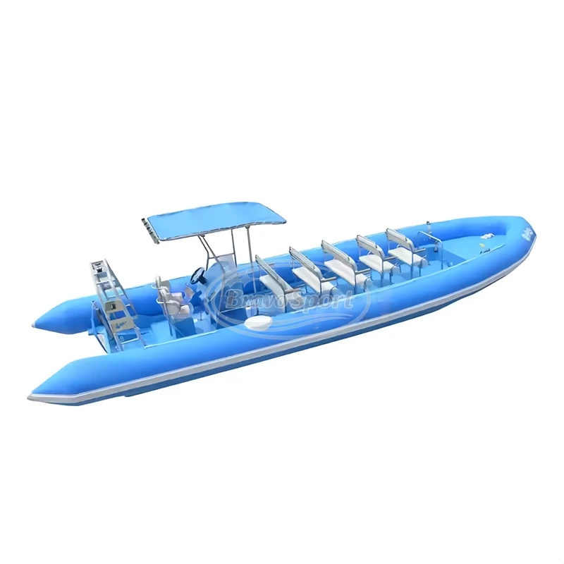 Barca RIB 960 9.6m Barca Gonfiabile di Lusso con Scafo Rigido Grande Barca Turistica