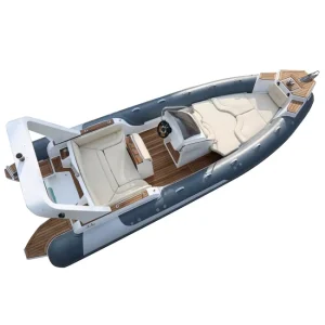 Rib700 Light Grey 7.0 Meters Luxury Rib Boat Sport Fishing Rib Boat